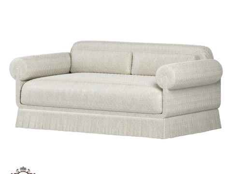  (OM) 罗曼诺家居阿黛尔双人沙发3d模型 