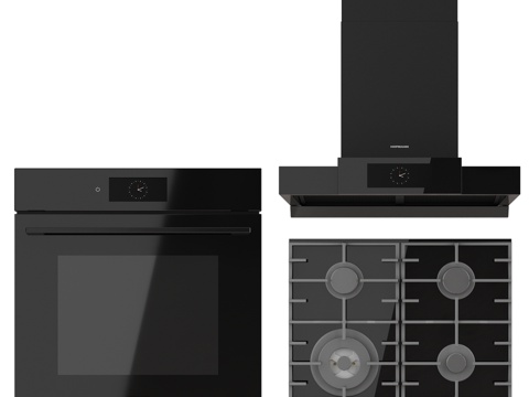  Hood, Hob, Oven, Infinity Seri3d模型 
