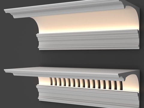  采光通风檐口0023d模型 