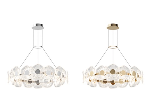  吊灯枝形吊灯 WERTMARK Helena WE453.23d模型 