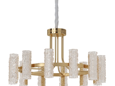  OM水晶吊灯Inverno萤石款3d模型 