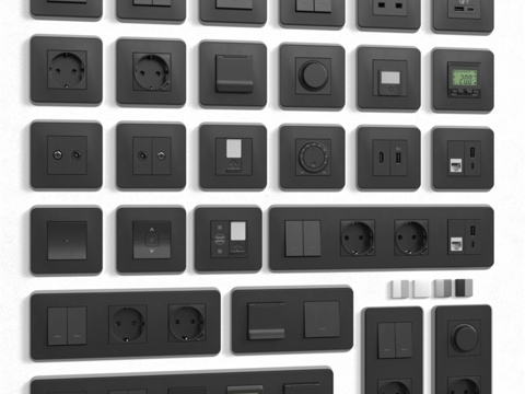  Schneider New Unica Pro3d模型 