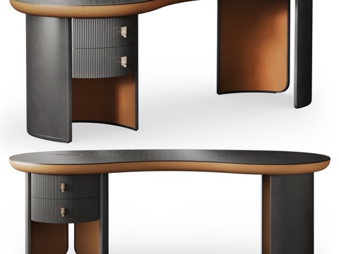  FIFTYFOURMS 书桌 Petal3d模型 