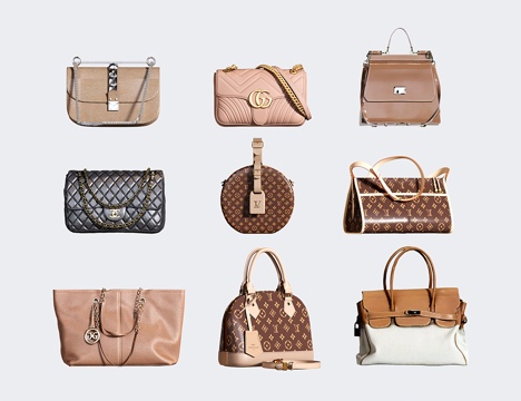  现代女士包包 手提包 皮包 肩挎包3d模型 