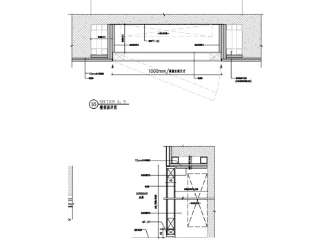 消防栓暗藏节点大样图cad施工图