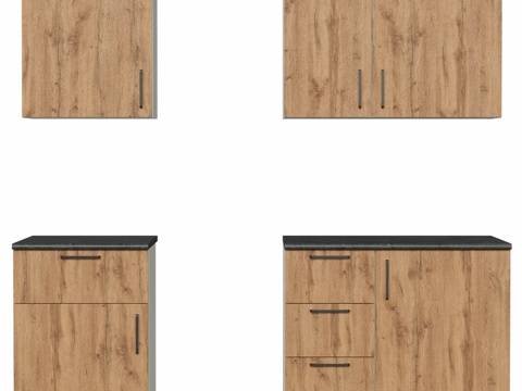  OM 厨房套装Domaci Bologna 220厘米（选项3d模型 