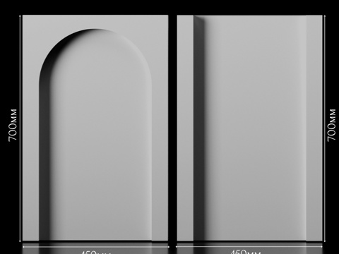  石膏3D面板 卡普里3d模型 