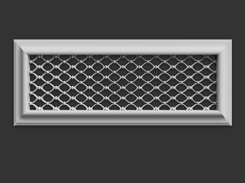  通风栅格 SVR133d模型 