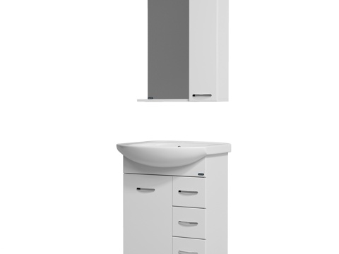  OM SANITA LAGUNA白柜+LAGUNA-01镜3d模型 