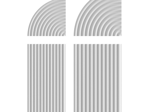  3D装饰板394号、395号、396号、397号3d模型 