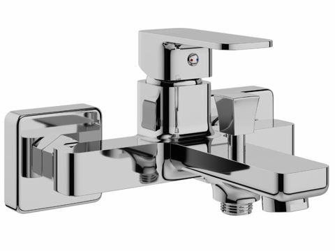  OM 浴室混合龙头带淋浴 STWORKI 莫斯 S431003d模型 