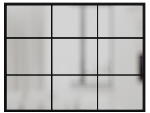  中密度纤维板镜框镜子 83d模型 