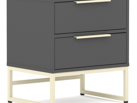  阿穆尔床头柜（丘比特）3d模型 