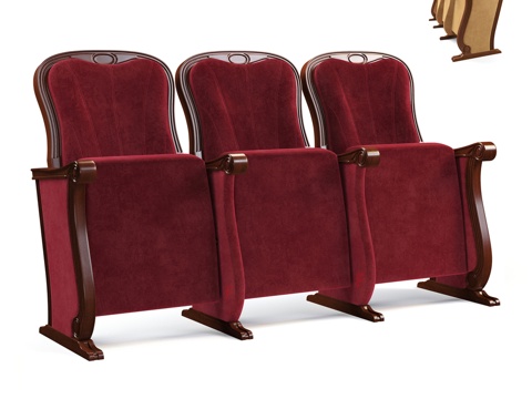  Furnitrade剧院座椅凡尔赛OM款3d模型 