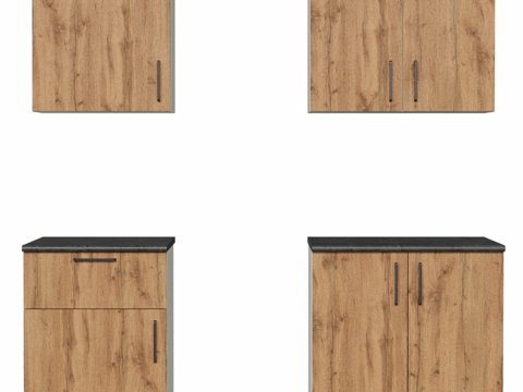  OM厨具套装Domaci Bologna 200厘米3d模型 