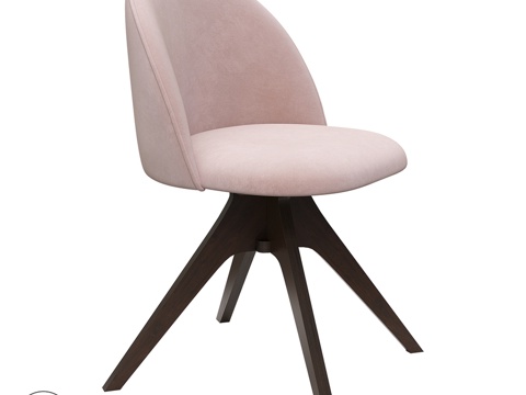  OM 伦敦休闲椅 360°3d模型 