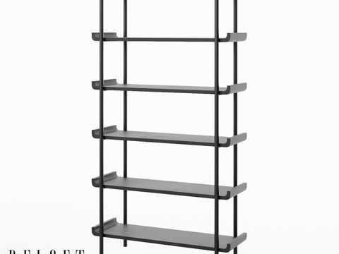  OKITO 书架 (h1940)3d模型 