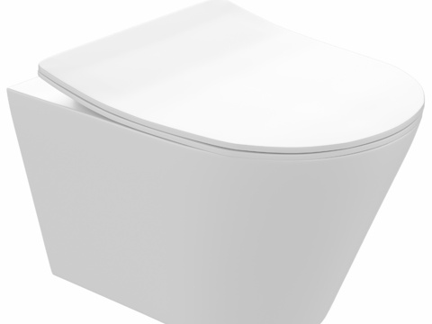  OM 壁挂式马桶 STWORKI Westfall S0843d模型 