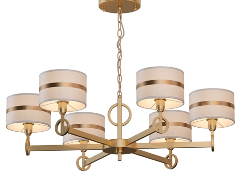  吊灯最爱 2634-6P3d模型 