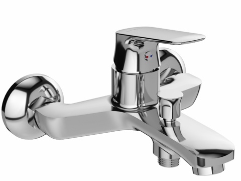  OM 带淋浴浴缸龙头 STWORKI Shi S16100C3d模型 