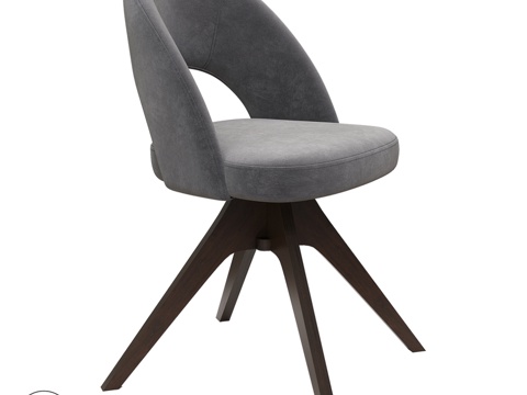  OM KUWAIT COMPACT 360°旋转椅3d模型 