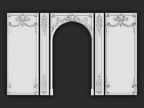  迪卡特画框-453d模型 