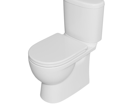  OM SANITA LUXE ART 舒适型紧凑马桶3d模型 