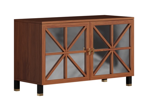  沙发&amp;装饰 穆尔杰床头柜（货号1152）3d模型 