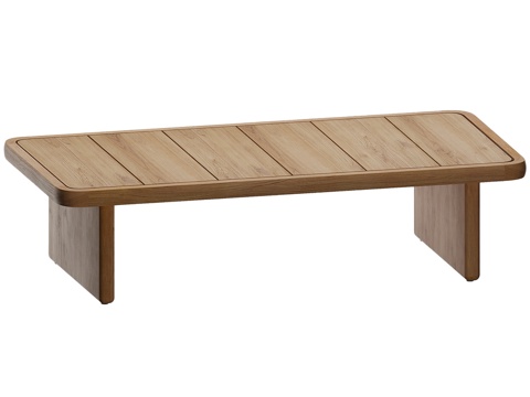  柚木咖啡桌 HARDY 1203d模型 