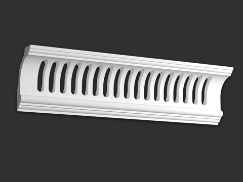  装饰檐口 SK157V（通风型）3d模型 