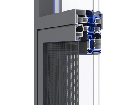  样角\窗截面\窗剖面3d模型 