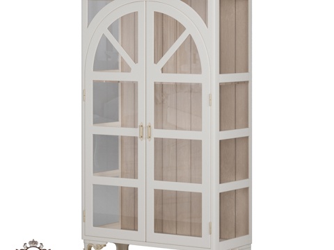  (OM) Romano Home 品牌 Dalia 展示柜3d模型 