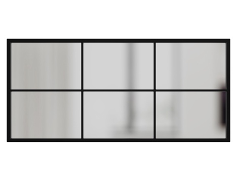  中密度纤维板镜框镜子 93d模型 