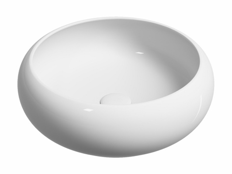  OM 悬挂式圆形洗脸盆 Element 360x360x13d模型 