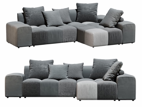  VANKOV设计的OM PIXEL沙发3d模型 