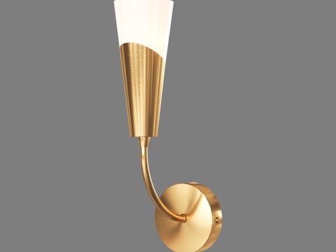  OM壁灯 Eurosvet 60167 1 黄铜 Rhyto3d模型 