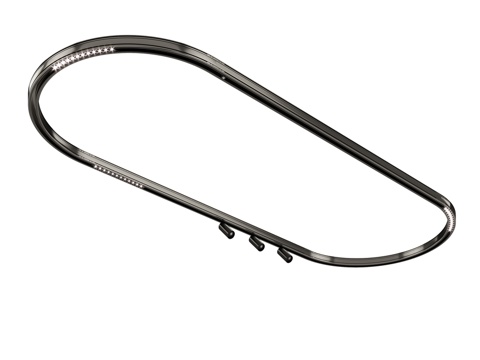  磁性母线椭圆配置3d模型 