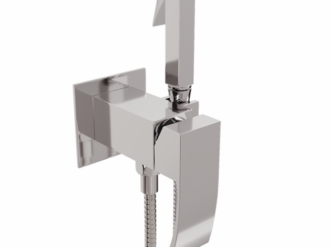  ABBER瀑布式混合龙头AF8625（含卫生淋浴功能）3d模型 