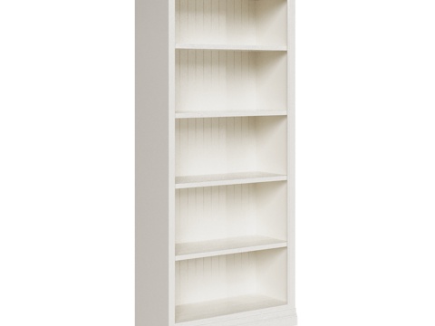  OM海岸风书柜3d模型 