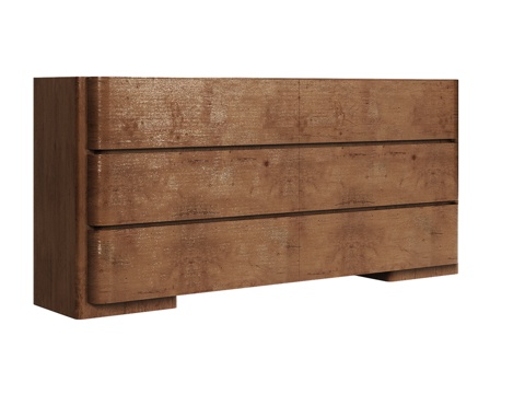  OM极简六抽屉柜3d模型 