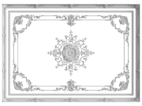  天花板组合 No. 933d模型 