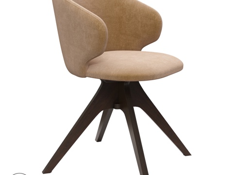  OM Chair COPENHAGEN EASY 360°3d模型 