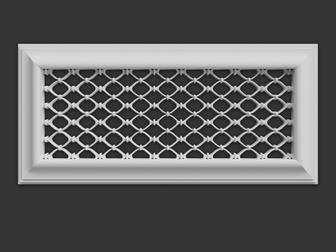  通风栅格 SVR123d模型 