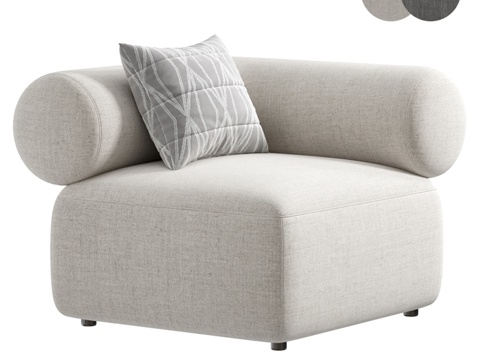  annud 出品 OFFO 转角扶手椅3d模型 