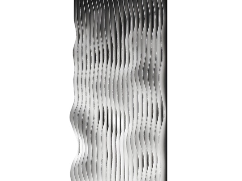  OM铝制创新参数化墙体3d模型 