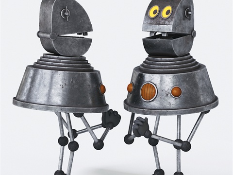  来自谢莱扎克星球的机器人3d模型 