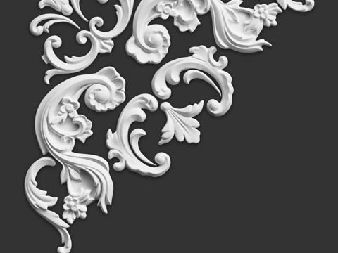  转角组件SU87N3d模型 