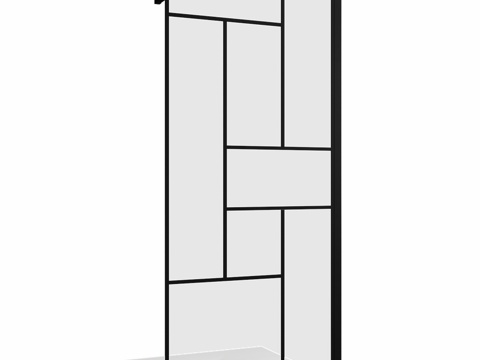  淋浴屏风 ABBER Immer Offen AG633d模型 