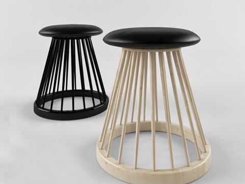  现代餐椅 单椅 椅子 休闲椅 吧椅 凳子3d模型 