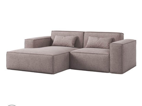  带接缝的OM LOFT沙发 0193d模型 